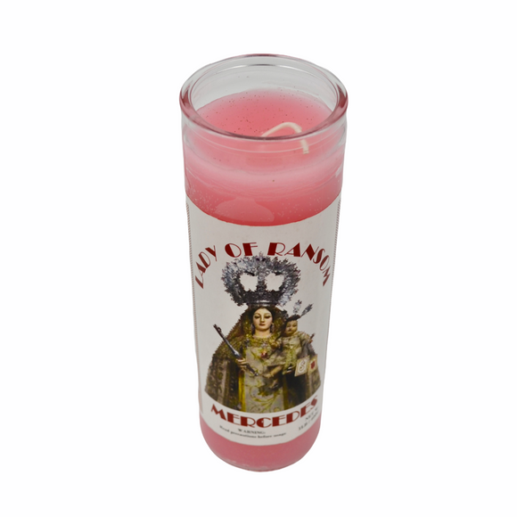 Lady of Ransom Mercedes Candle