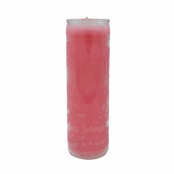 Pink Plain 7 Day Candle