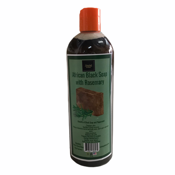 Smink Rosemary African Liquid Black Soap