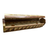 Wooden Coffin Incense Burner